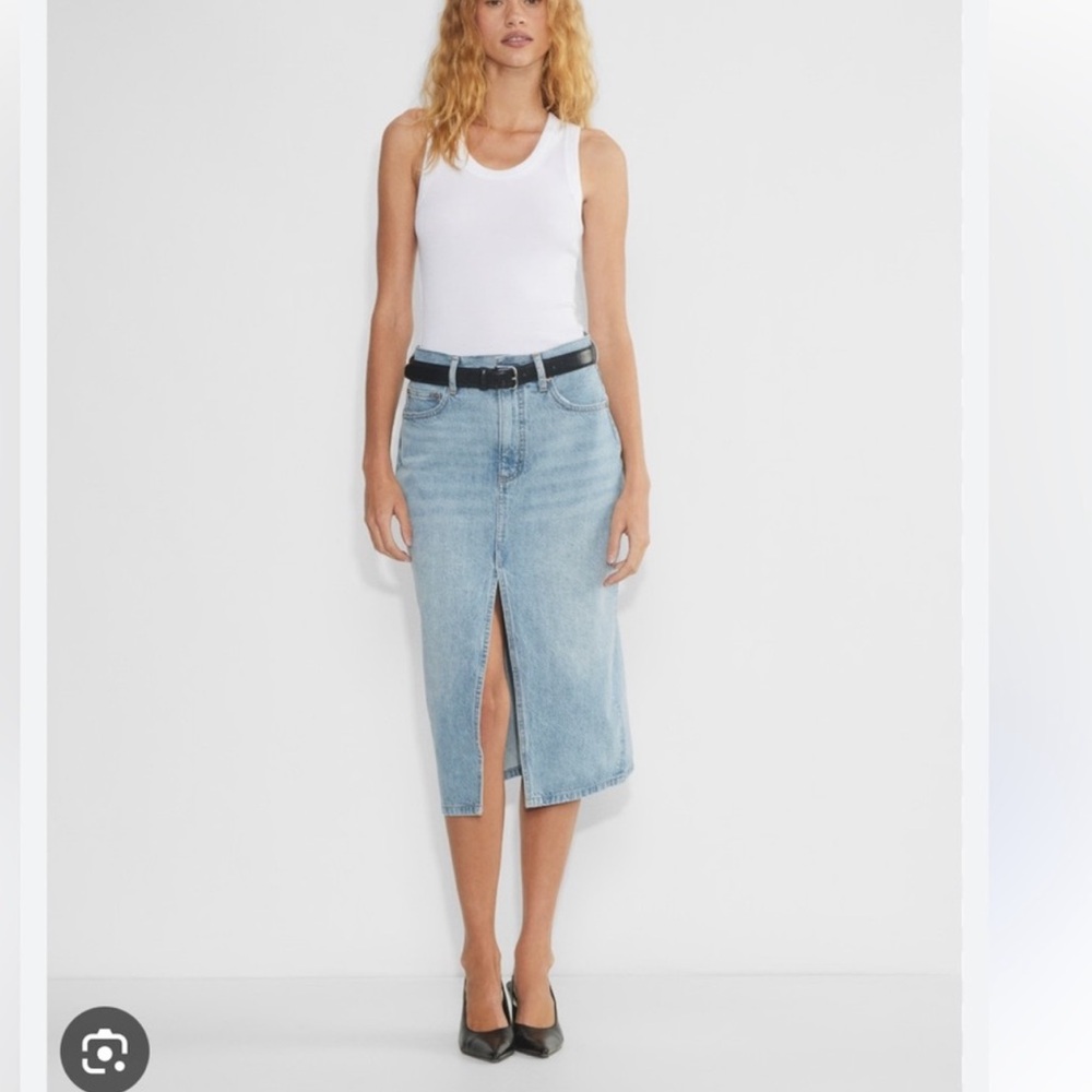 Denim Forum The ‘90s Halle Skirt